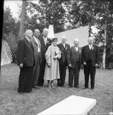 Vid utdelningen av Dalslandsmedaljen årsmötet 1960  Steneby