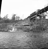 Vedlämpning från Lelångbanan.  Ellenö  Ödeborg