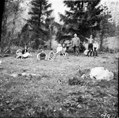 Ödskölt, Orsbyn. Upprensning vid fornminnen. Tävling bland skolbarn 1956-57   Ödskölt