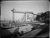 Katarinahissen med förbindelsebroar