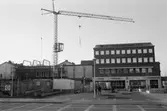 Om- och tillbyggnad av Folkets Hus i Mölndal, år 1985.

För mer information om bilden se under tilläggsinformation.