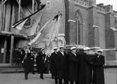 Professor Rutger Sernanders jordfästning, Uppsala domkyrka 1944