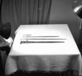 Vänersborgs Museum. Vapenutställning. Vapen från museets samlingar.