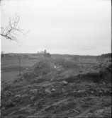 Utgrävning 1955 av Stynaborg    Bälinge