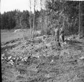 Nycklabacken  Åltorp  vid utgrävningen 1955  Tarsled