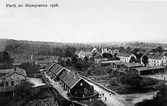 En del av Huskvarna år 1908.