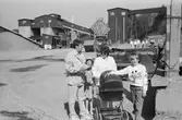 Poängpromenad på Sabemas område i Kållered, år 1985.

För mer information om bilden se under tilläggsinformation.