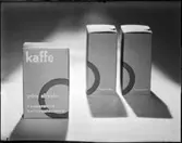 Kaffekartonger samt Luma lampkartong