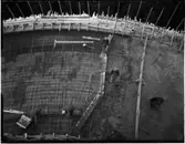 Svedenreservoaren: armering av bottenplatta till vattenreservoar