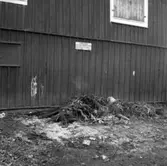 Skräp i Smedbyn i Huskvarna på 1960-talet.