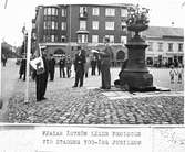 Fjalar Åström läser prologen vid stadens 300-års jubileum. (1944)  Vänersborg