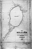 Gammal karta över Hullsjön.   Gärdhem
