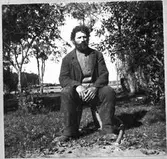 E J Eriksson kortet troligen tagit i Kärra Gestad