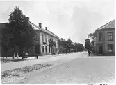 Hörnet av Eds- och Kungsgatan.  Vänersborg