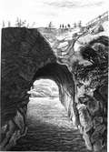 Der Coeta-Canal Polhems sluss. Stålstick. Förlaga: A F Skjöldebrand 1804  Trollhättan