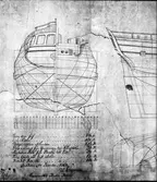 Fartygs-Ritning signerad Chapman