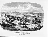 Expeditionens fordon.  Axel W Eriksson. Fåglar från Namibia.