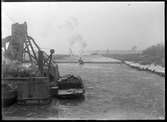 Muddring av nya kanalleden, Vänersborg
Foto 1910 - 1914
