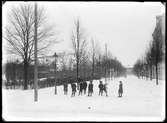 Korsningen Östergatan - Södergatan, Vänersborg
T.v. Wibomska tomten i nuvarande Kv. Krassen.