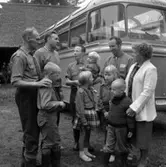 Scouter på utflykt på 1960-talet.