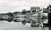 Ångbåtsbryggan Sundsandvik. Vykort 1940-tal ?