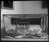 Vänersborgs museum. Modell av slagskeppet 
