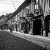 Smedjegatan i Jönköping. Där ligger bland annat Nya garnboden och Ericsons konditori.