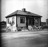 Bergkvists villa på Byjorden 1944. Fotograf: E Sörman Fotokopia finns.