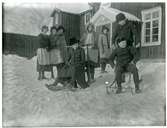 Vittinge sn, Heby kn, Gillberga.
Fortsättningsskola i Gillberga, 1917.