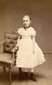 Porträtt av Hildur Lenander (1866-1937), dotter till handlare Fridolf Lenander.