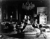 Interiör från Nolhaga slott, 1880-tal.