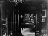 Interiör från biljardsalongen, Nolhaga slott, 1880-tal.