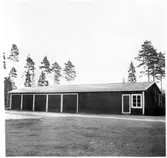 Vägstation G9, Lenhovda. Förrådsbyggnad.