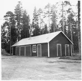 Vägstation G9, Lenhovda. Förrådsbyggnad.