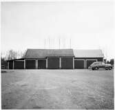 Vägstation H7, Högsby. Garagebyggnad. Personbil.