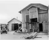 Vägstation Vmo X3, Söderala. Förrådsbyggnad, garagebyggnad, väghyvel.