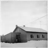 Vägstation Z13, Gäddede, filial Lidsjöberg. Bostadshus, eventuellt tjänstebostad. (Vinterbild).