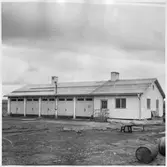 Vägstation BD2, Älvsbyn. Vägstationens huvudbyggnad med garage och kontor.