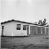 Vägstation BD6, Råneå, filial Niemisel. Vägstationens huvudbyggnad med kontor och garage.