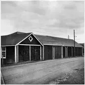 Vägstation BD14, Vittangi, filial Svappavaara. Garagebyggnad och förrådsbyggnad. Invid väg.