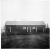 Vägstation BD21, Glommersträsk. Förrådsbyggnad.