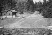 Lerums socken, Aspenäs herrgård. Sjön Aspen, jaktstugan vid Rådjursviken