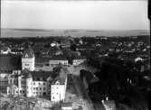 Utsikt från domkyrkan i Västerås.