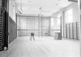 Interiör från gymnastiksalen, Västerås Brandstation.