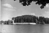 Ramnasjön med kallbadhuset år 1932.