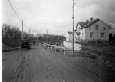 Ombyggnad av Kindsvägen, numera Gånghestersvägen. Breddning och stensättning år 1925.