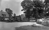 Gustav Adolfsgatan x Vedensgatan till höger med kvarteret Skytten i mellanplanet år 1926.