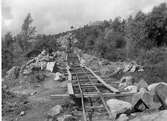 Vattenledning från Tokarpsberg sommaren 1926.