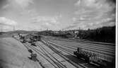 Borås nedre station från Särlabron år 1924.