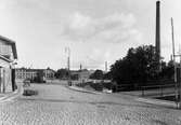 Södra Torget söderut med kvarteret Tisbe t.v. år 1922.